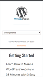 Mobile Screenshot of learnhowtomakeawebsite.com